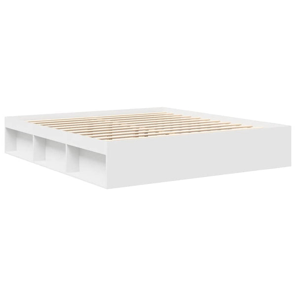 Weißes Bettgestell Tisha 180x200cm (Kingsize-Bett)