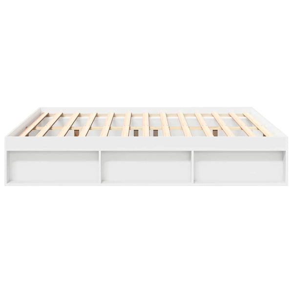 Weißes Bettgestell Tisha 180x200cm (Kingsize-Bett)
