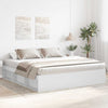 Weißes Bettgestell Tisha 180x200cm (Kingsize-Bett)