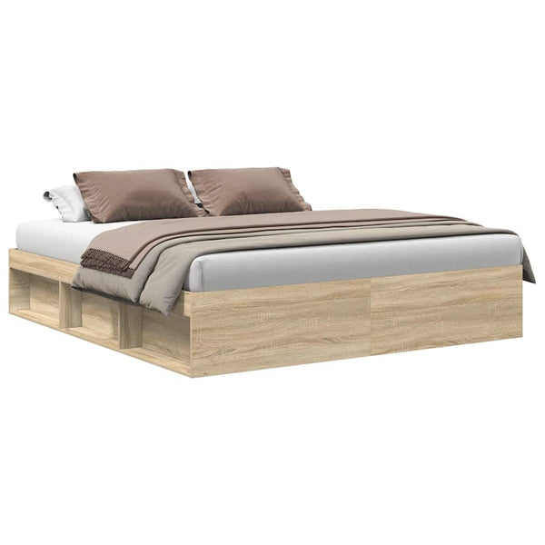 Sonoma-Eiche Bettgestell Tisha 180x200cm (Super King Size)