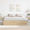 Sonoma-Eiche Bettgestell Tisha 180x200cm (Super King Size)