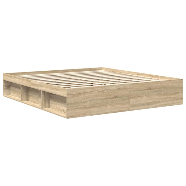 Sonoma-Eiche Bettgestell Tisha 180x200cm (Super King Size)