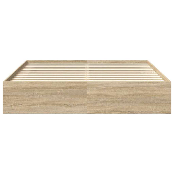 Sonoma-Eiche Bettgestell Tisha 180x200cm (Super King Size)