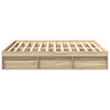 Sonoma-Eiche Bettgestell Tisha 180x200cm (Super King Size)