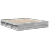Bettgestell Tisha Grau 180x200cm (Kingsize)