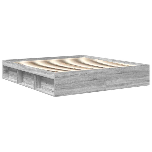 Bettgestell Tisha Grau 180x200cm (Kingsize)