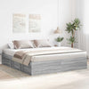 Bettgestell Tisha Grau 180x200cm (Kingsize)