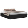 Schwarzer Bettrahmen Tisha 200x200cm