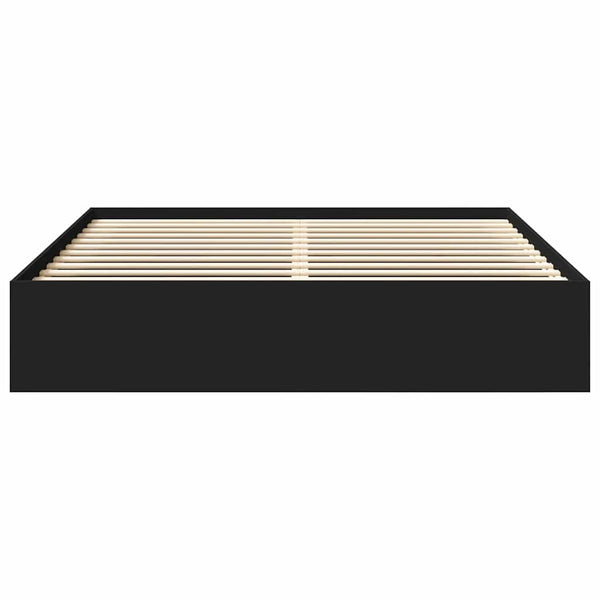 Schwarzer Bettrahmen Tisha 200x200cm