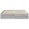 Graues Bettgestell Tisha 200x200cm