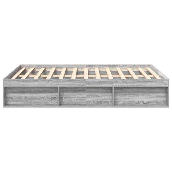 Graues Bettgestell Tisha 120x190cm (Small Double)