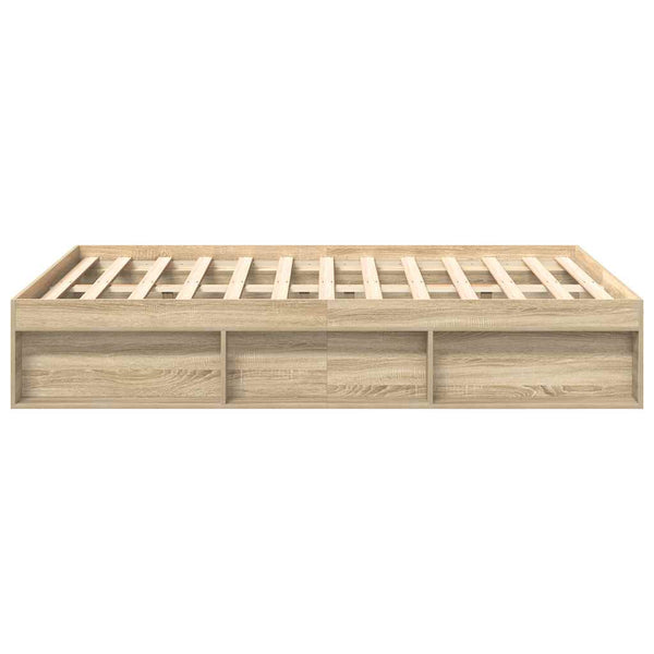 Sonoma-Eiche Bettgestell Tisha 140x190cm