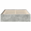 Bettrahmen Tisha 140x190 cm Betongrau