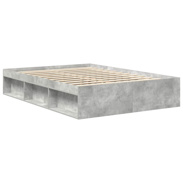 Bettrahmen Tisha 140x190 cm Betongrau