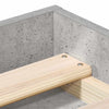 Bettrahmen Tisha 140x190 cm Betongrau