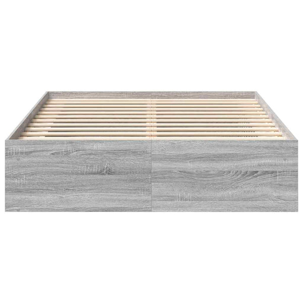Graues Bettgestell Tisha 140x190cm