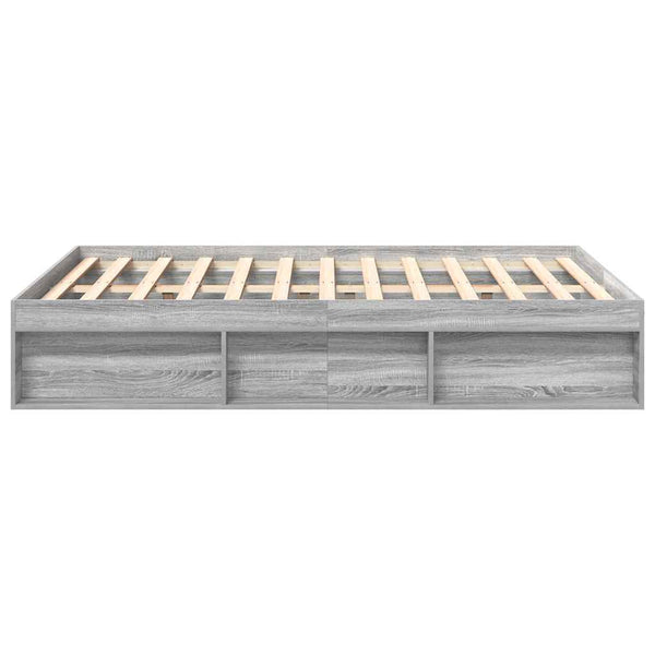 Graues Bettgestell Tisha 140x190cm
