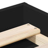 Schwarzes Bettgestell Tisha 135x190cm (Doppelbett)