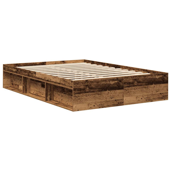 Bettgestell Tisha aus Räuchereiche 135x190cm (Doppelbett)