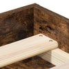 Bettgestell Tisha aus Räuchereiche 135x190cm (Doppelbett)