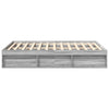 Grauer Bettrahmen Tisha 135x190cm (Doppelbett)