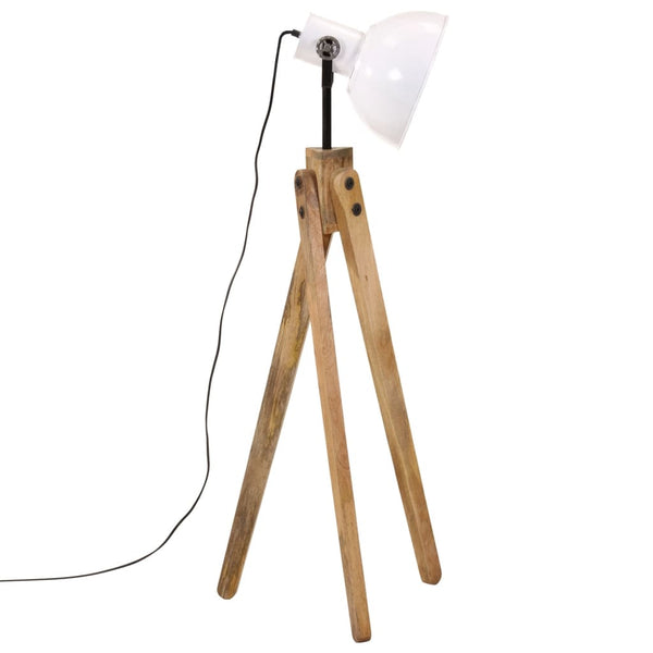 Valkoinen lattialamppu Hoton 45x45x120cm (25 w, e27)