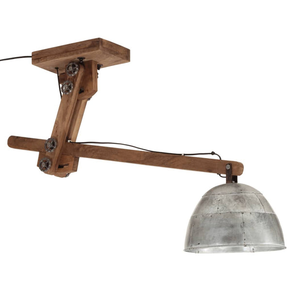 Deckenleuchte Ciurescu, Silber, 105x30x65-108cm (25 W Vintage E27)