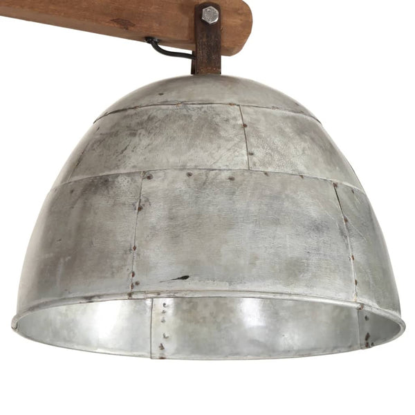 Deckenleuchte Ciurescu, Silber, 105x30x65-108cm (25 W Vintage E27)