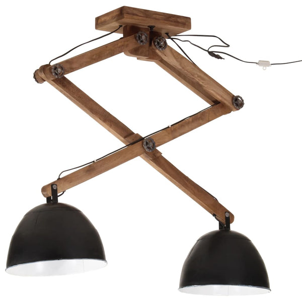 Schwarze Deckenleuchte Malissa 29x18x85cm (25 W, E27)