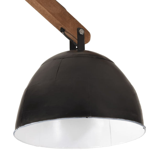 Schwarze Deckenleuchte Malissa 29x18x85cm (25 W, E27)
