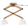 Weiße Deckenleuchte Mali 29x18x85cm (25 W, E27)
