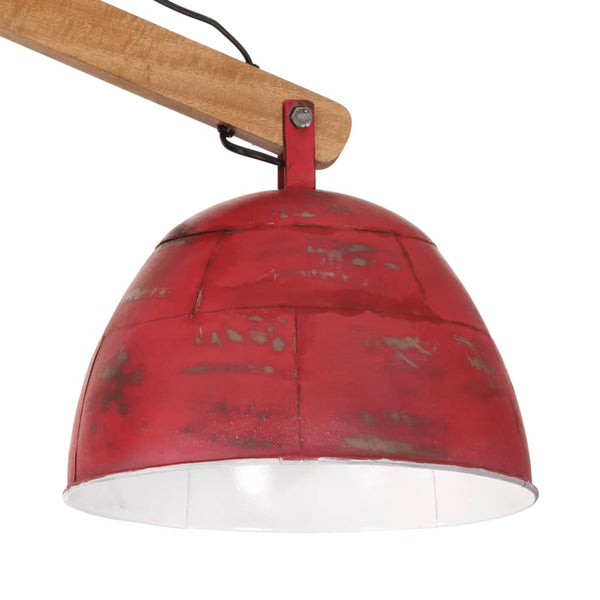 Rotbraune Deckenleuchte Malissa 29x18x85cm (25 W E27)