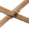 Rotbraune Deckenleuchte Malissa 29x18x85cm (25 W E27)
