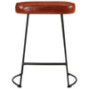 Barhocker Zeldesan dunkelbraun 40x29,5x53cm (2 Stück)