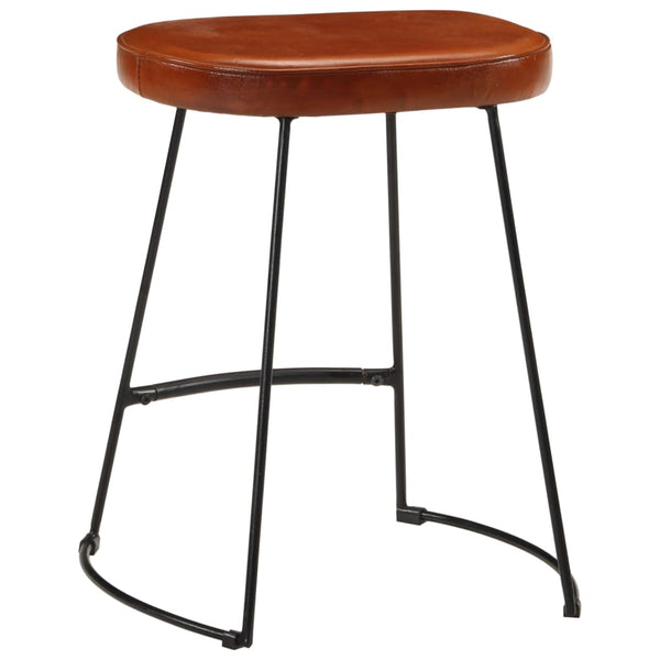 Barhocker Zeldesan dunkelbraun 40x29,5x53cm (2 Stück)