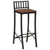 Barhocker Letica (2 Stk. recyceltes Massivholz)