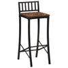 Barhocker Letica (2 Stk. recyceltes Massivholz)