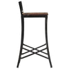 Barhocker Letica (2 Stk. recyceltes Massivholz)