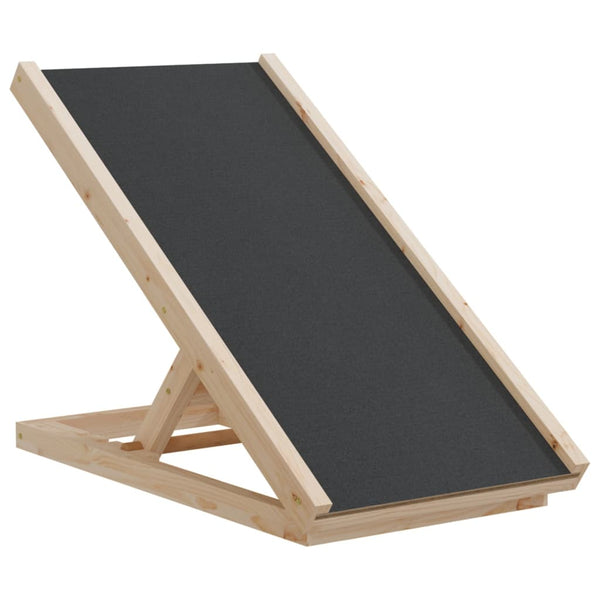 Graue Hunderampe Orca 70x35cm (Holz)