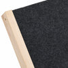 Graue Hunderampe Orca 70x35cm (Holz)
