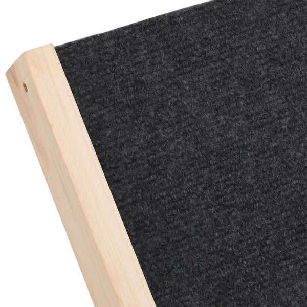Graue Hunderampe Orca 70x35cm (Holz)