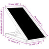 Graue Hunderampe Orca 70x35cm (Holz)
