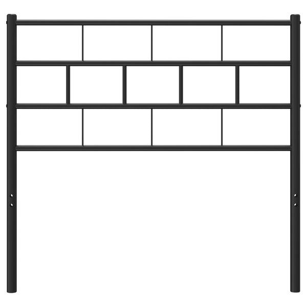 Schwarzes Metallkopfteil Picrie 75cm