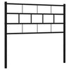 Schwarzes Metallkopfteil Picrie 100cm