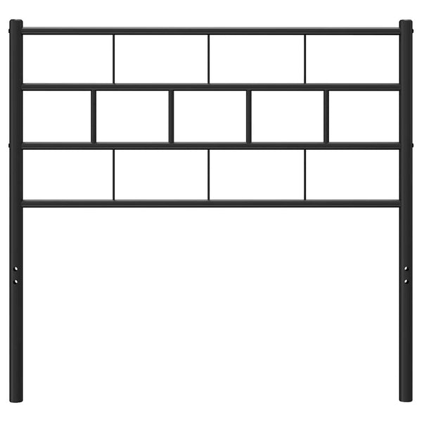 Schwarzes Metallkopfteil Picrie 100cm