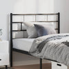 Schwarzes Metallkopfteil Picrie 100cm