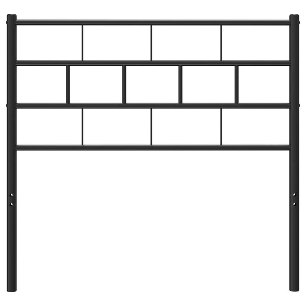 Musta metallinen sängynpääty Picrie 107cm