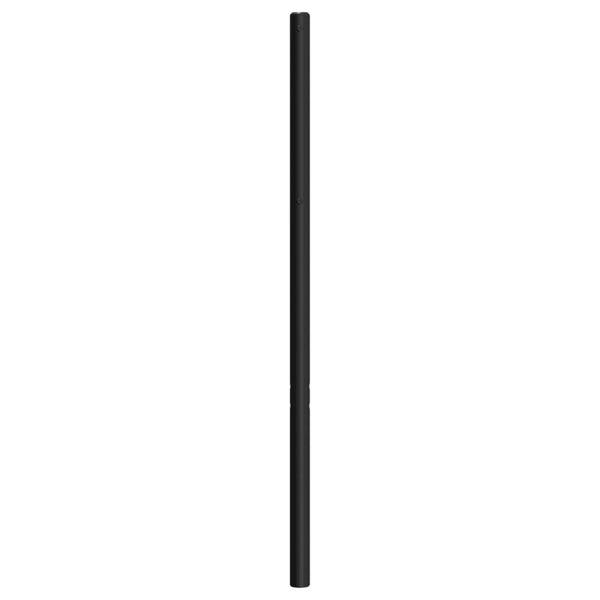 Musta metallinen sängynpääty Picrie 160cm