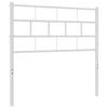 Kopfteil Picrie 75cm, Metall, weiß