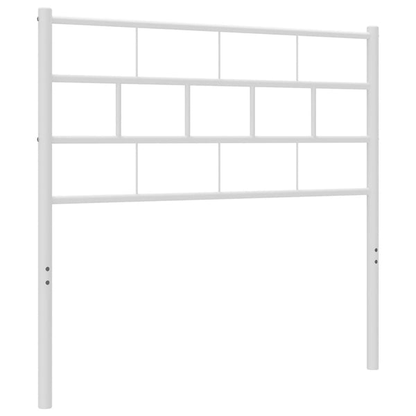 Kopfteil Picrie 75cm, Metall, weiß